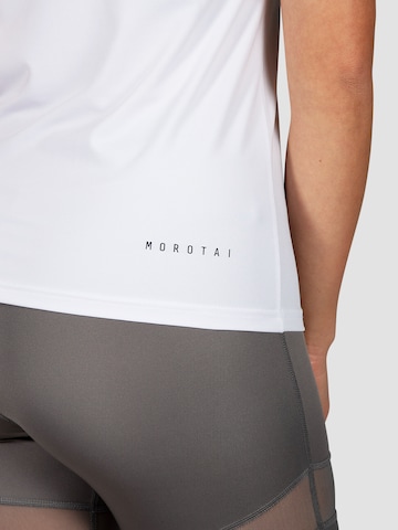 MOROTAI - Camiseta funcional 'Naka' en blanco