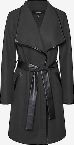 VERO MODA Between-Seasons Coat 'WATERFALL' in Black: front