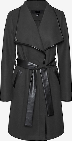 VERO MODA Ανοιξιάτικο και φθινοπωρινό παλτό 'WATERFALL' σε μαύρο: μπροστά
