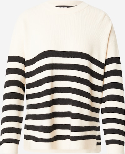 VERO MODA Neulepaita 'Clover' värissä musta / valkoinen, Tuotenäkymä