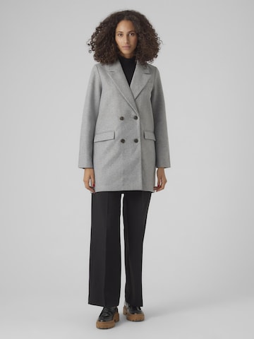 VERO MODA Between-Seasons Coat 'VINCE AURA' in Grey