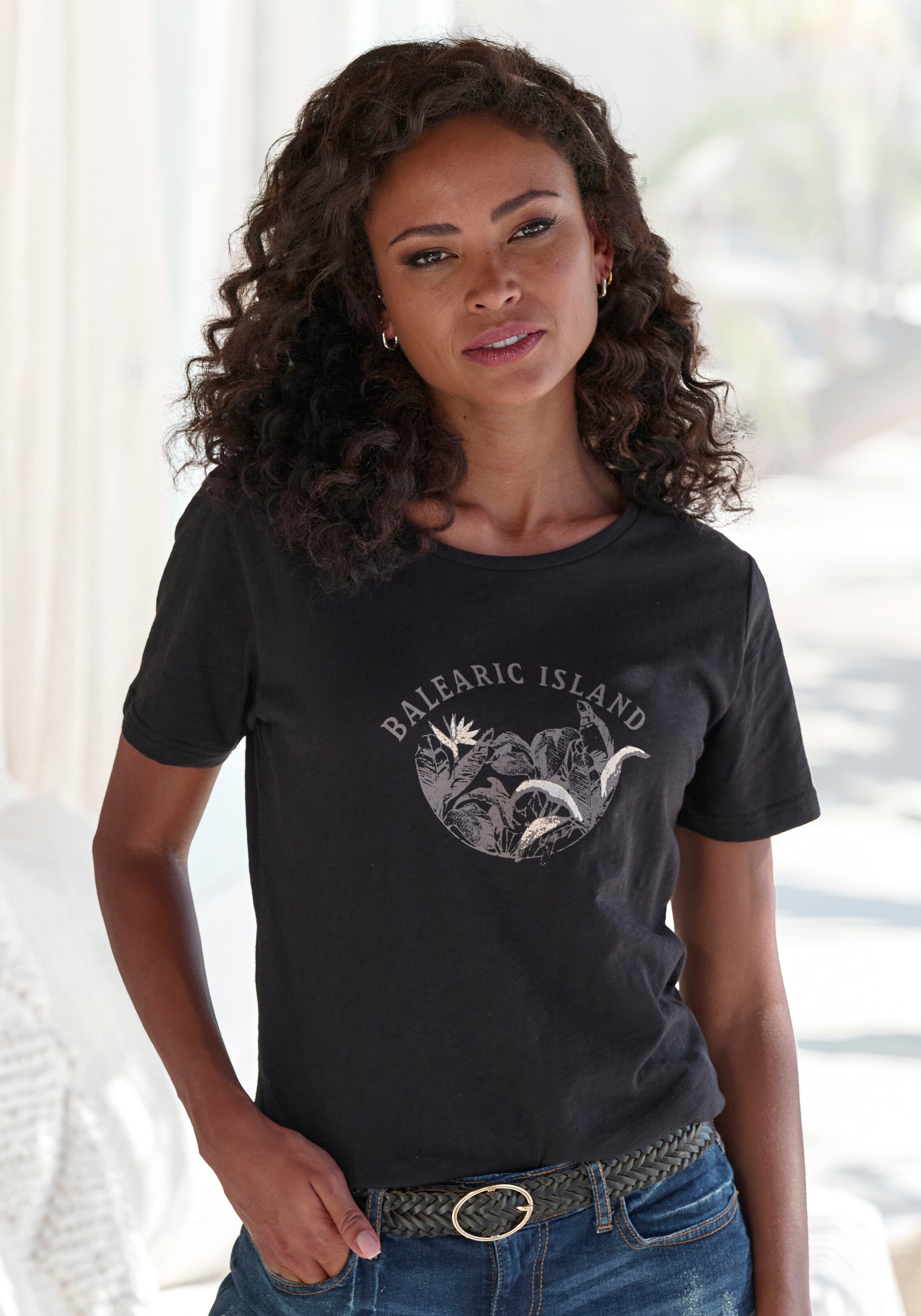 VIVANCE - Camiseta en marrón: frente