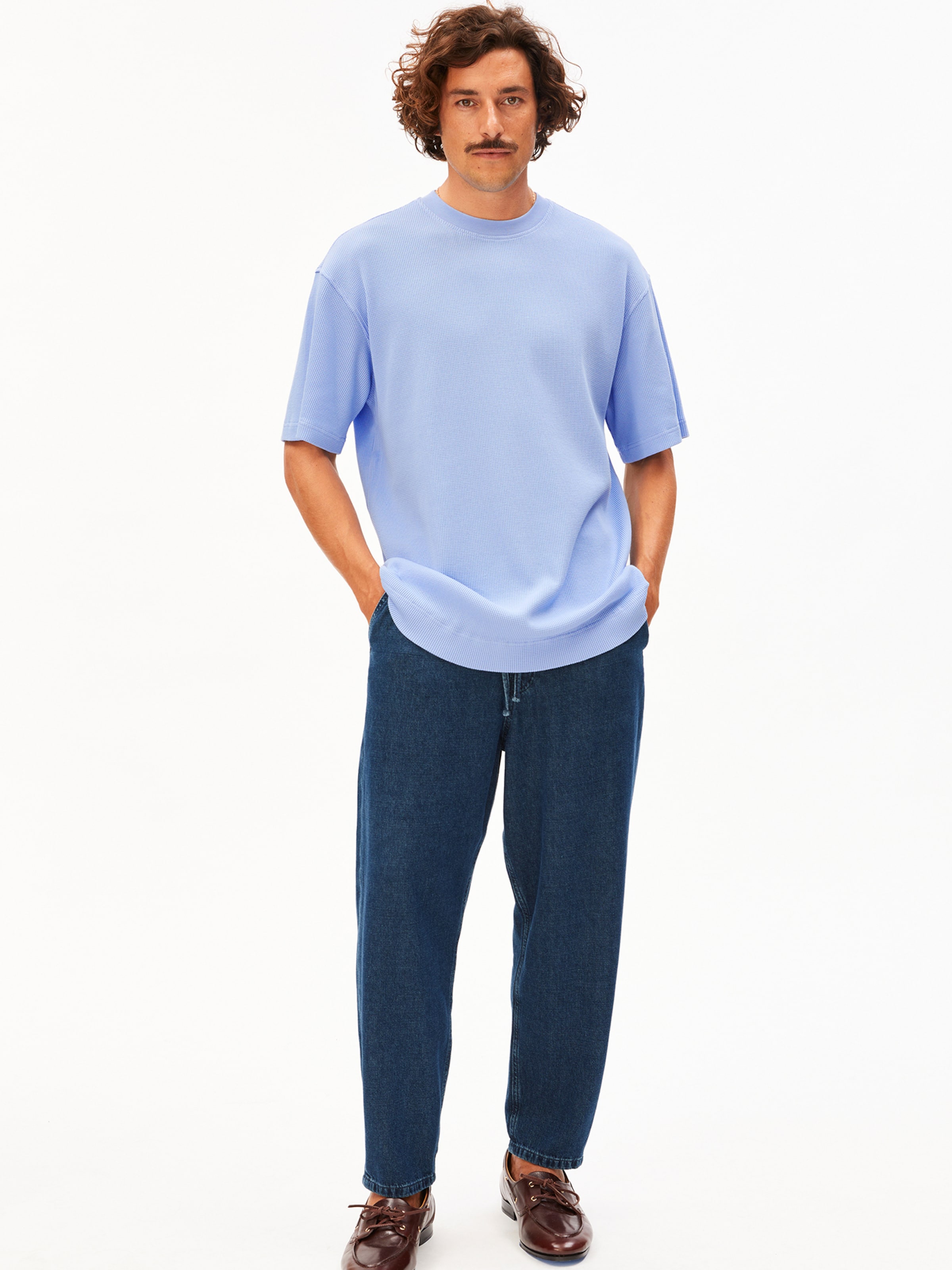 ARMEDANGELS Shirt in Blauw