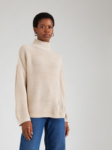 BRAVE SOUL Sweater in Beige: front