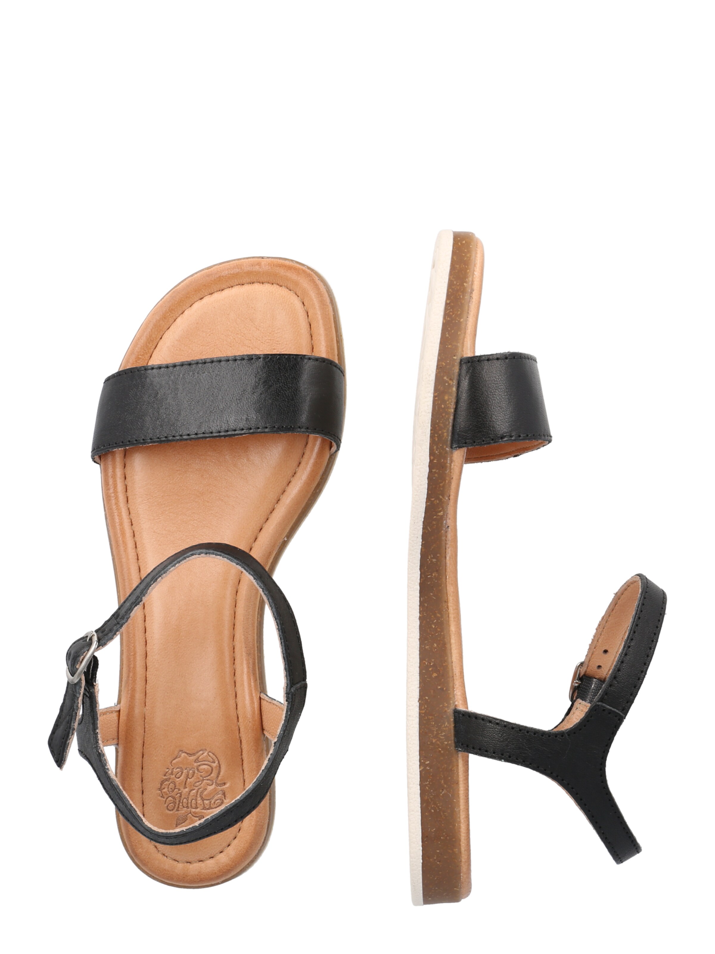 Frauen Sandalen Apple of Eden Sandale 'Isa' in Schwarz - LB12961 Frauen Sandalen Apple of Eden Sandale 'Isa' in Schwarz - LB12961
