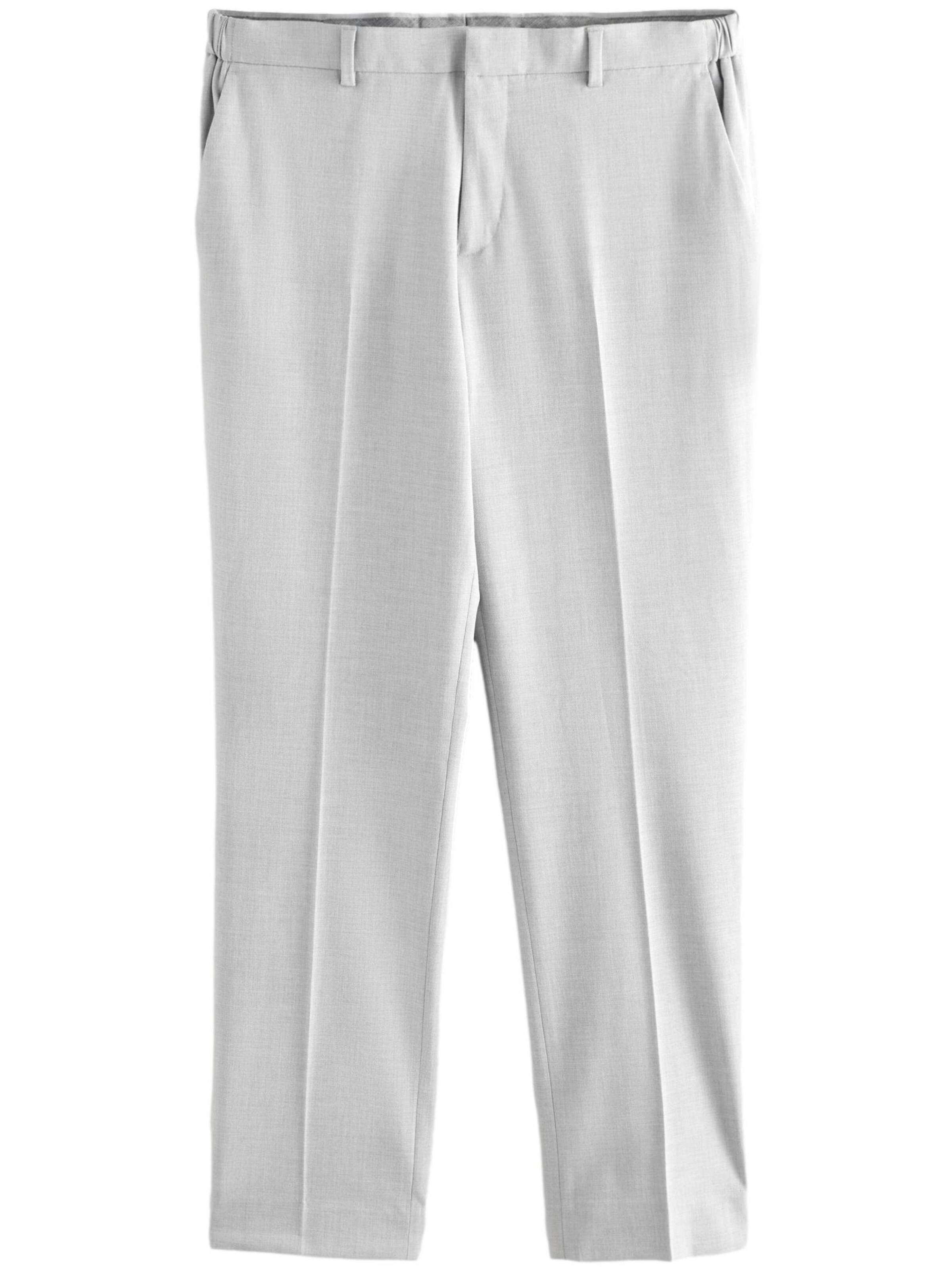 Next Regular Bügelfaltenhose in Grau: Vorderseite