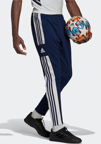 ADIDAS PERFORMANCE - Slimfit Calças de desporto 'Squadra 21' em azul