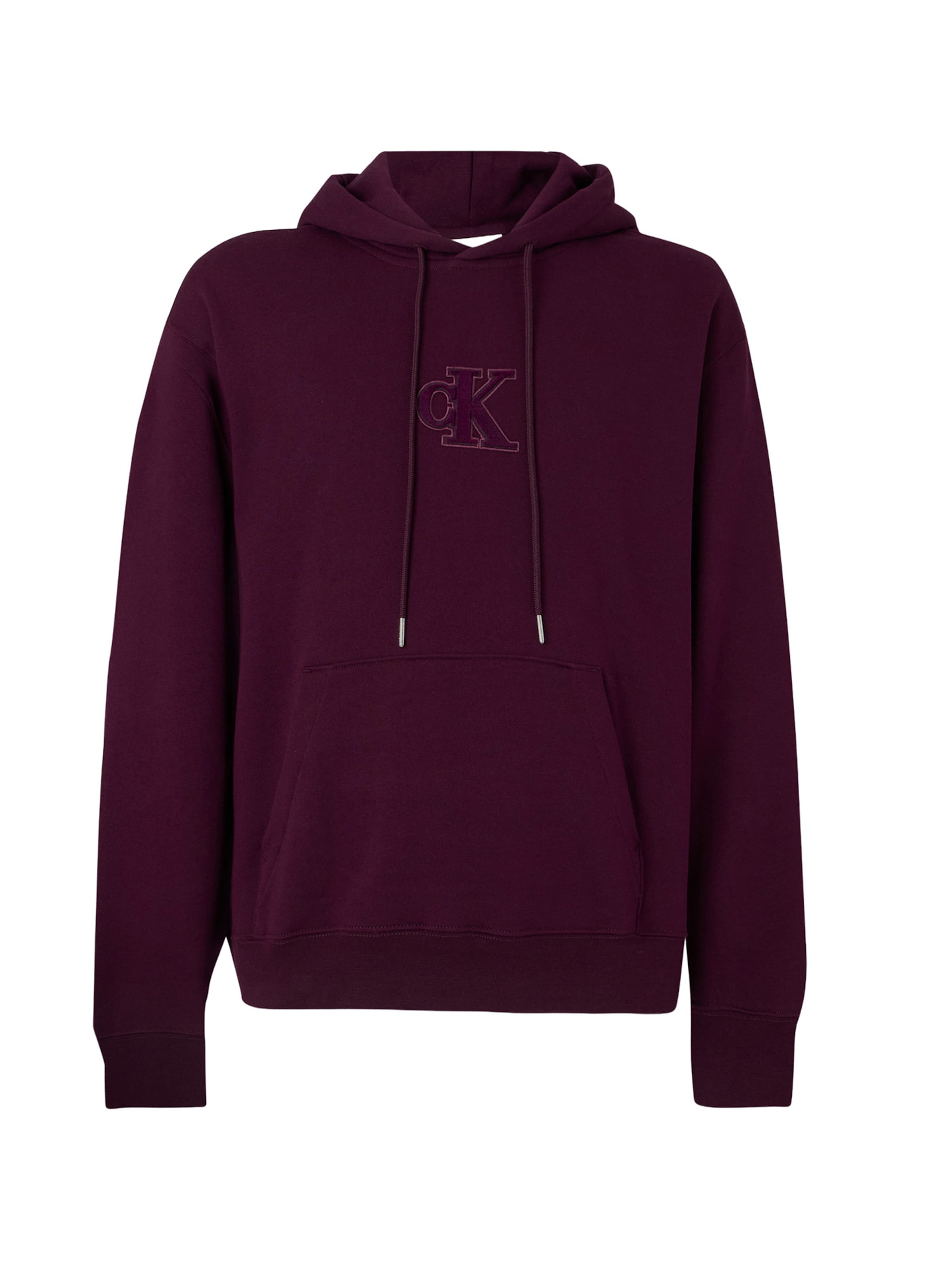 Calvin Klein Jeans - Sweatshirt em roxo: frente