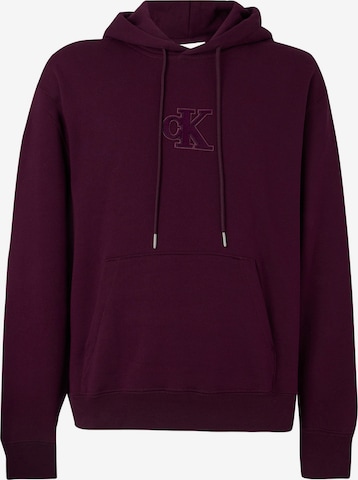 Calvin Klein Jeans Μπλούζα φούτερ σε λιλά: μπροστά