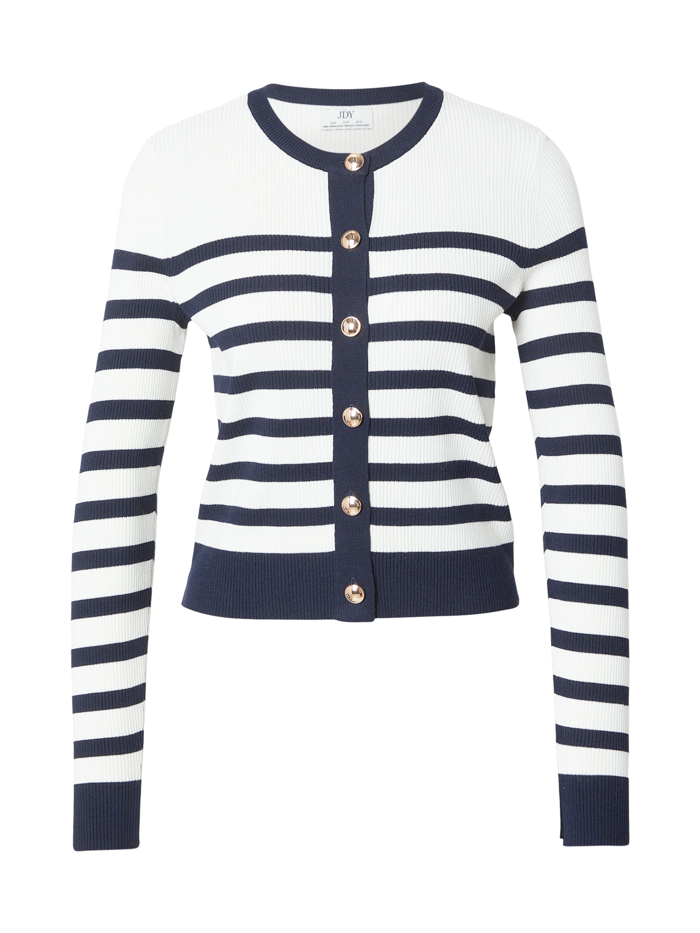 JDY Knit Cardigan 'JDYGABY' in White: front