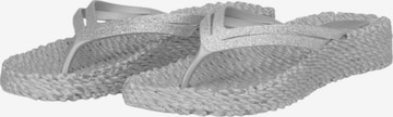 ILSE JACOBSEN Teenslipper 'Cheerful 13' in Zilver: voorkant