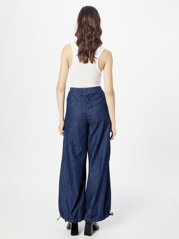 Loosefit Pantaloni 'Luisa' de la WEEKDAY pe albastru