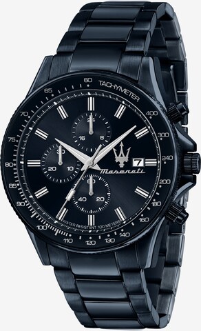 Maserati Analog Watch 'Sfida' in Blue: front