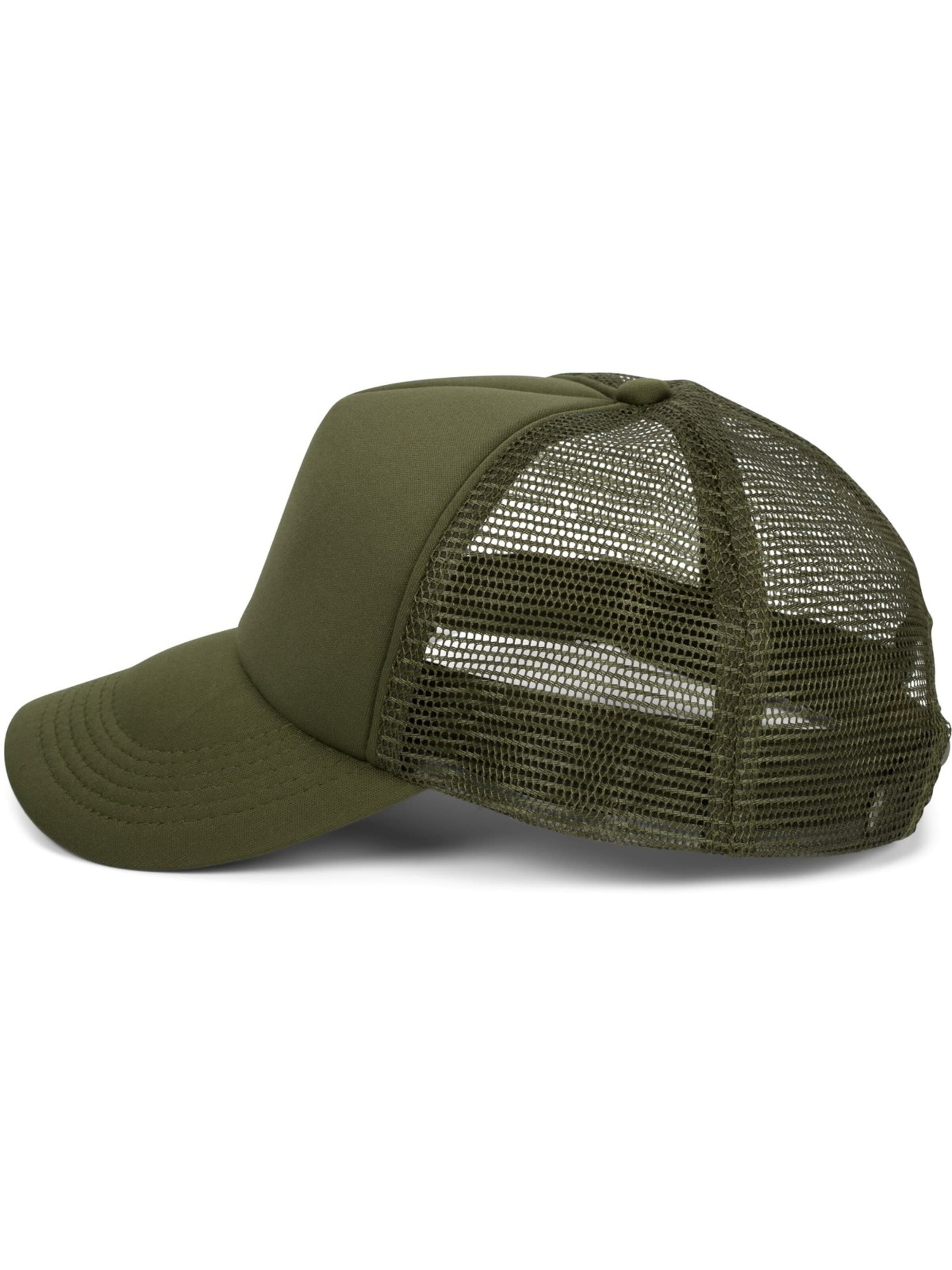 styleBREAKER Cap 'Trucker Cap 5-Panel Mesh' in Green