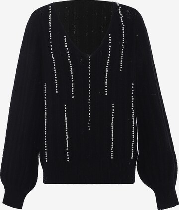 faina Sweater in Black: front