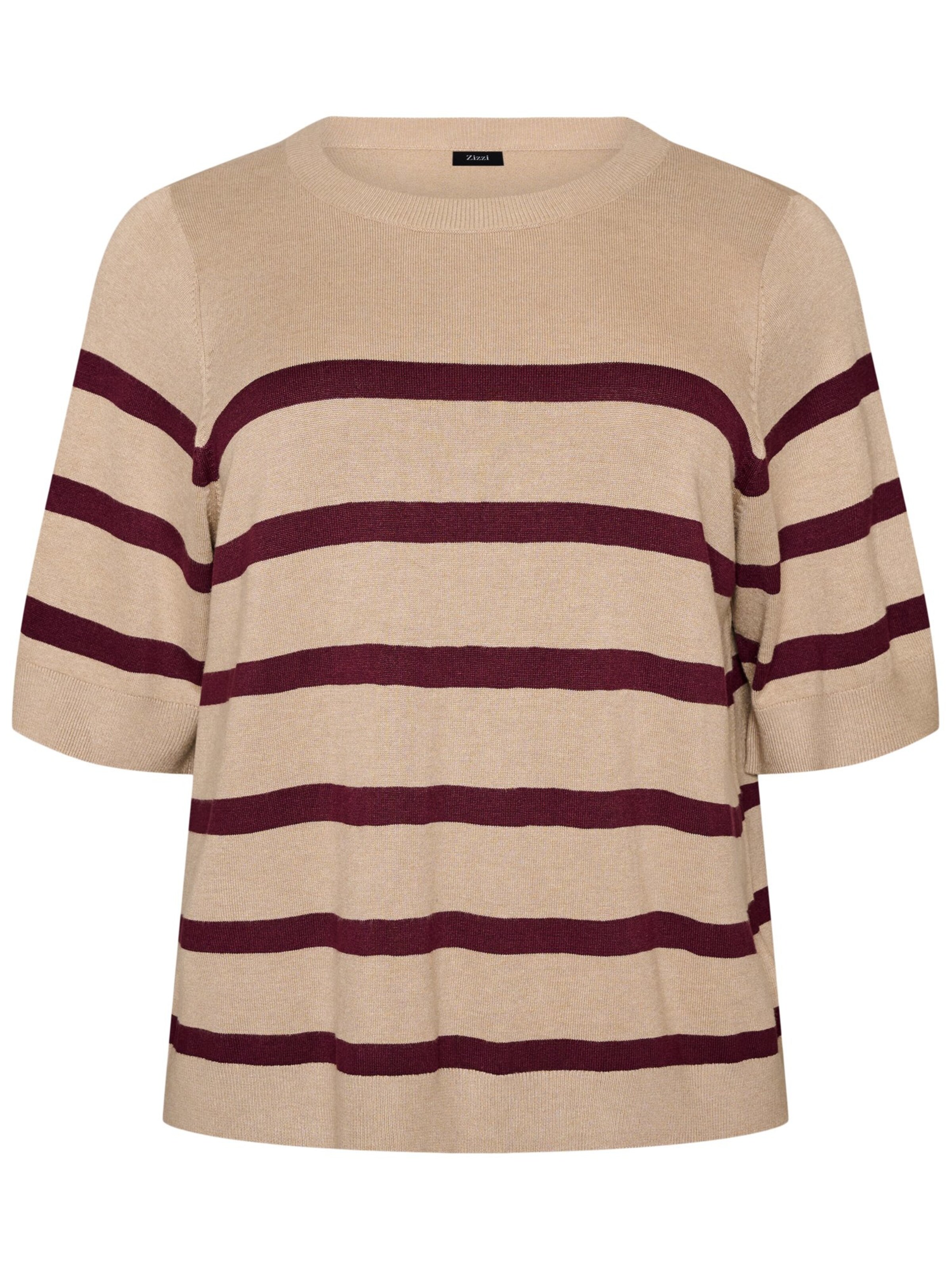 Pull-over 'Mcarrie' Zizzi en beige : devant