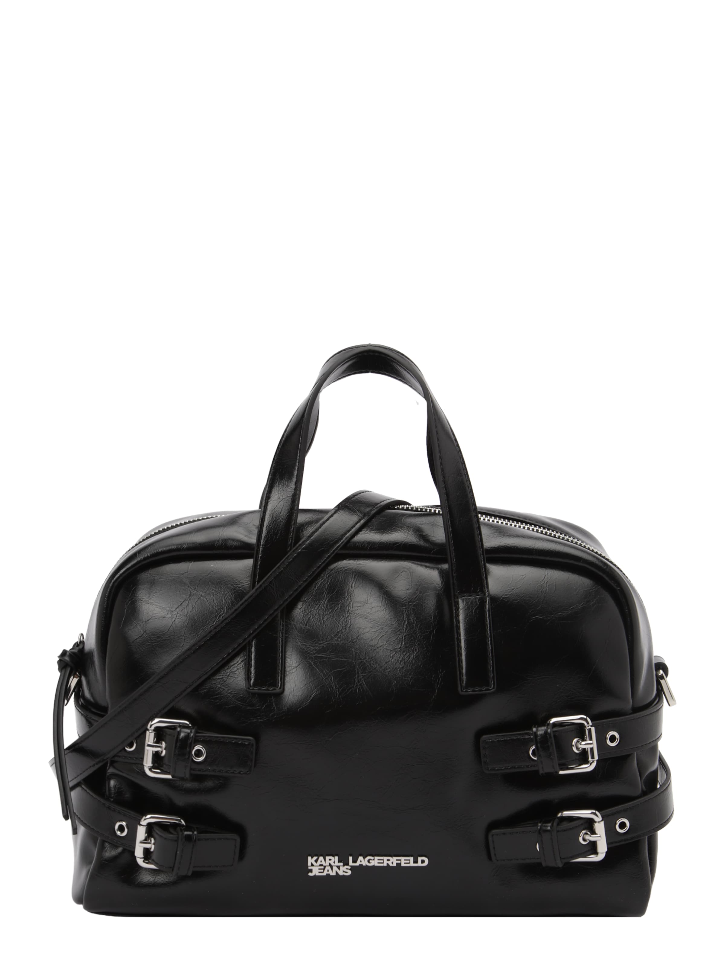 KARL LAGERFELD JEANS Дамска чанта в черно: отпред