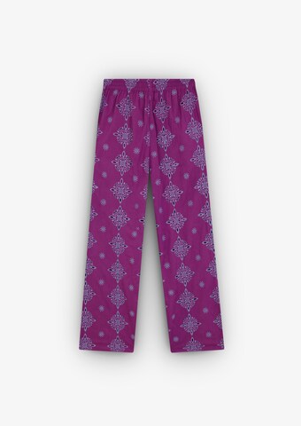 Scalpers Normalny krój Spodnie w kolorze fioletowy