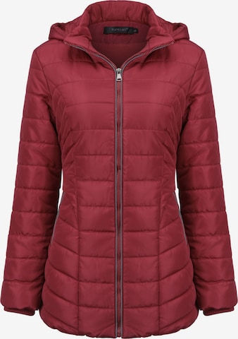 YOUTHUP Winter Jacket in Red: front