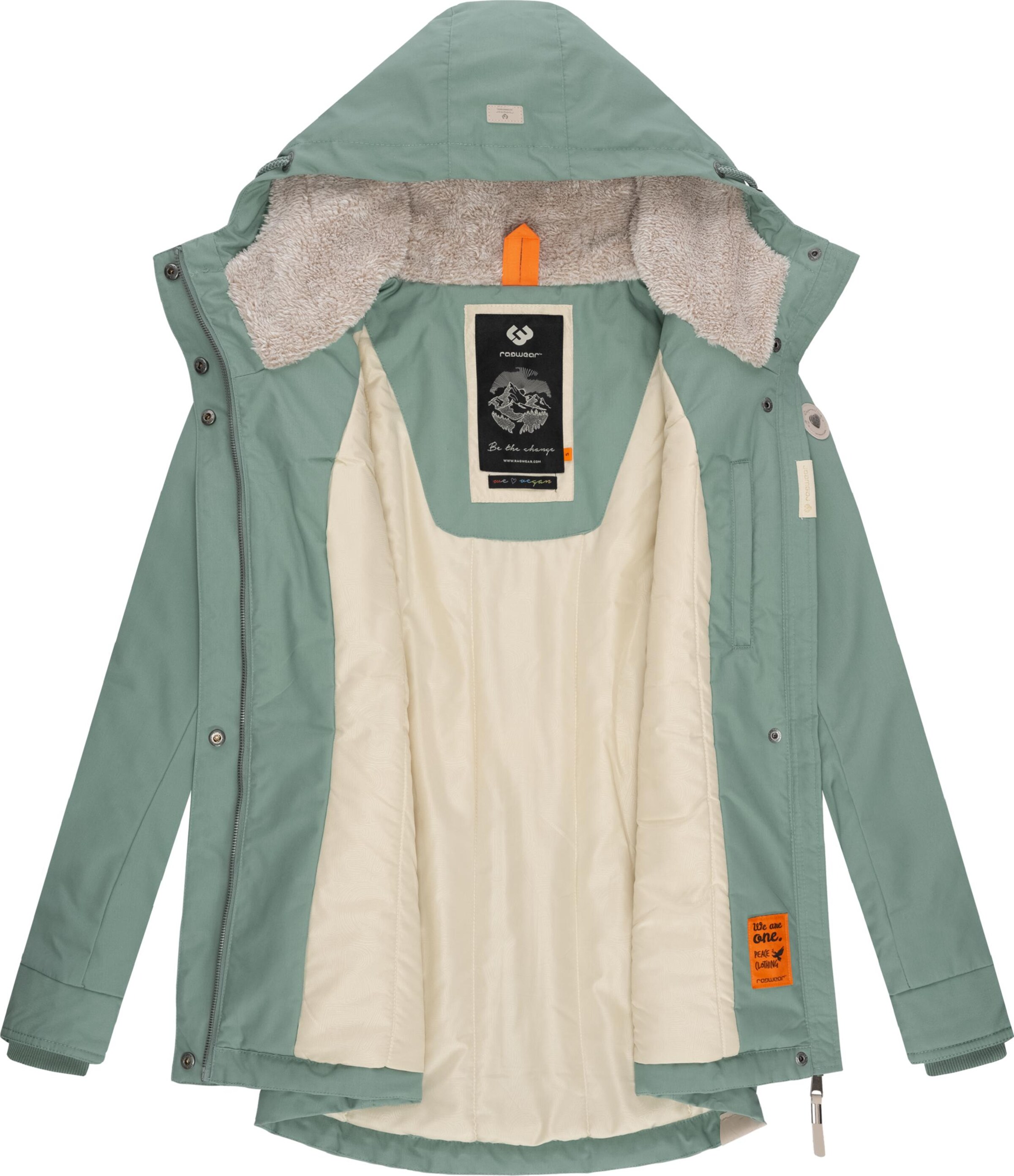 Ragwear Winterjas 'Monade' in Groen