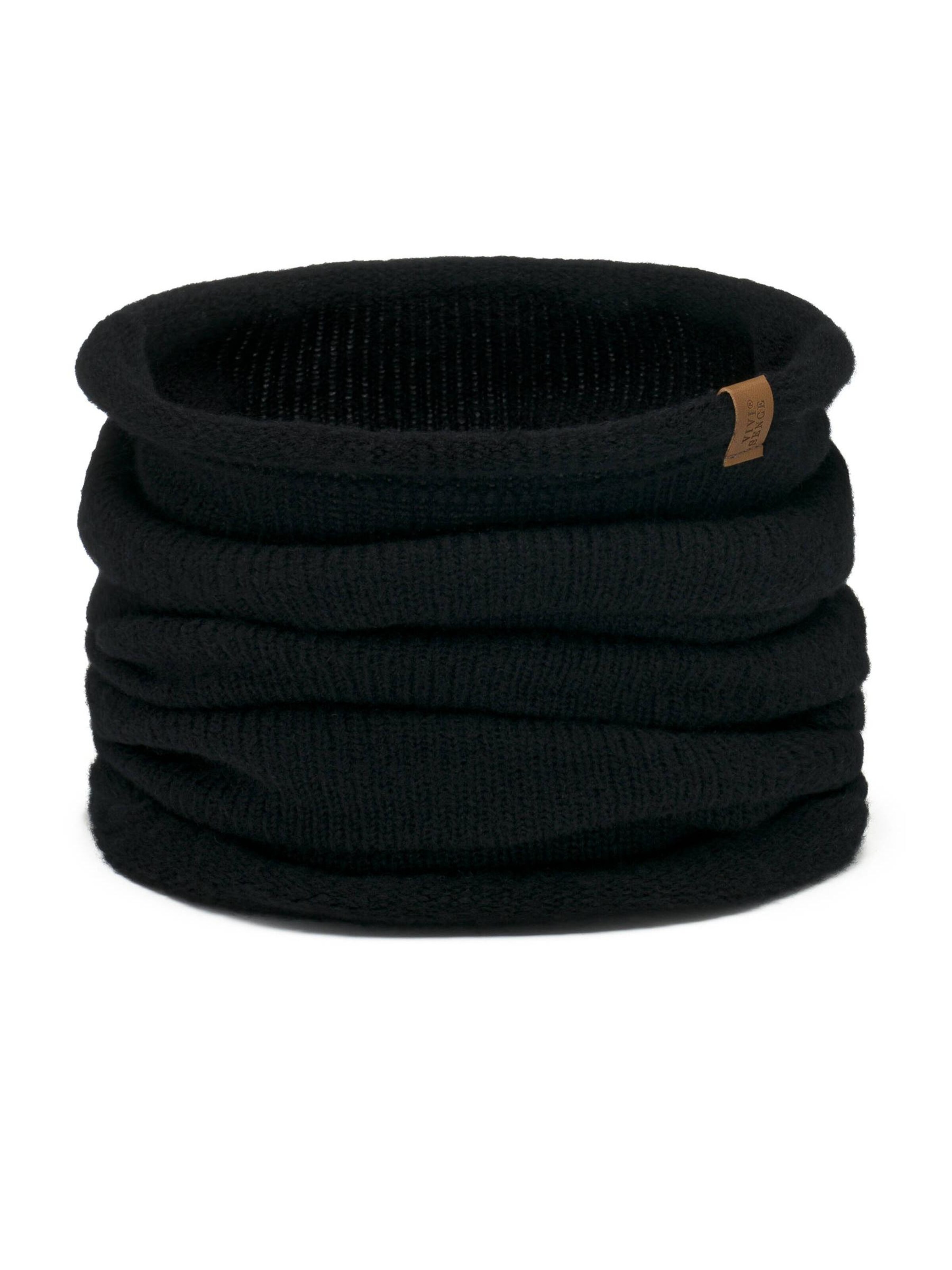 Vivisence Schlauchschal '7115'‌‌‌‌‌‌‌ in Schwarz: Vorderseite