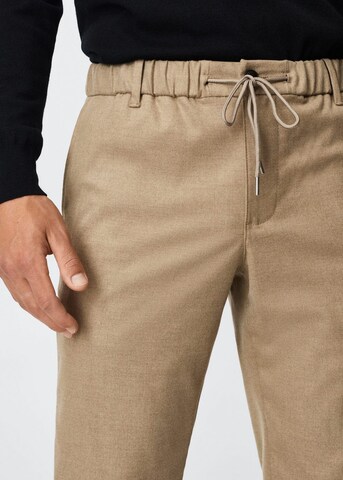 MANGO MAN Regular Hose 'Murlo' in Beige