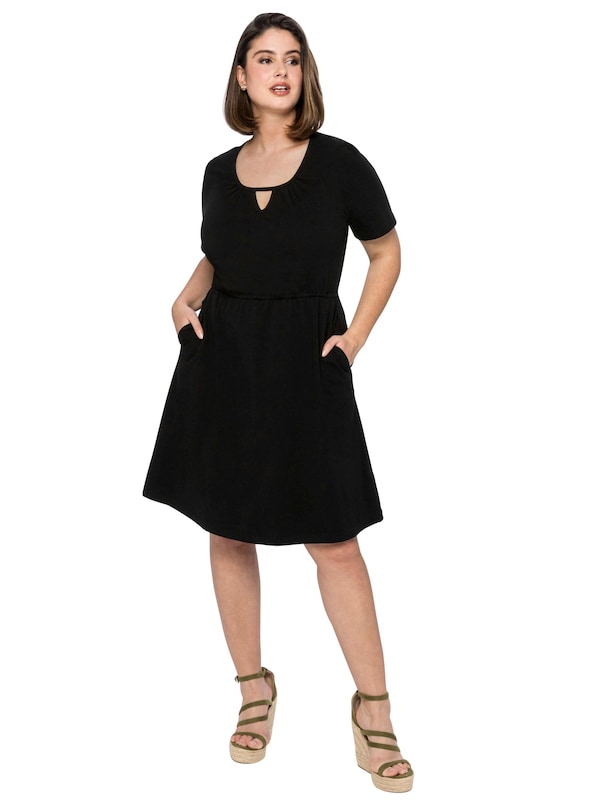 SHEEGO Summer Dress in Black