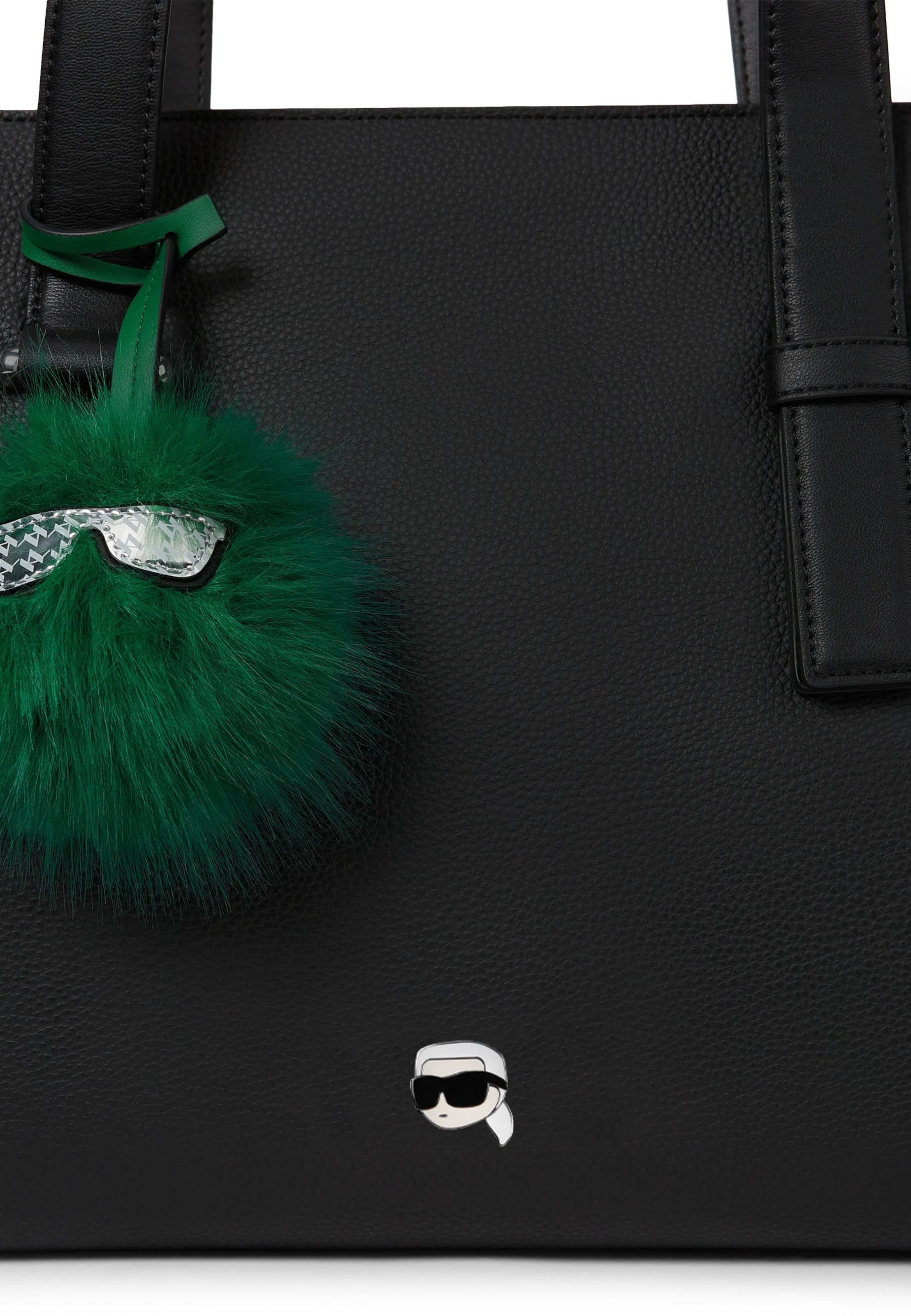 Shopper 'Ikon' di Karl Lagerfeld in nero