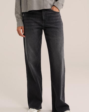 WE Fashion - Loosefit Vaquero en gris: frente