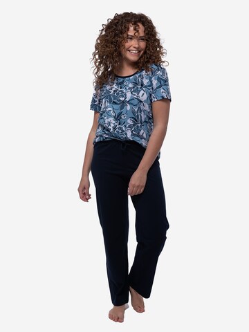 Ammann Pajama 'Night & Home' in Blue