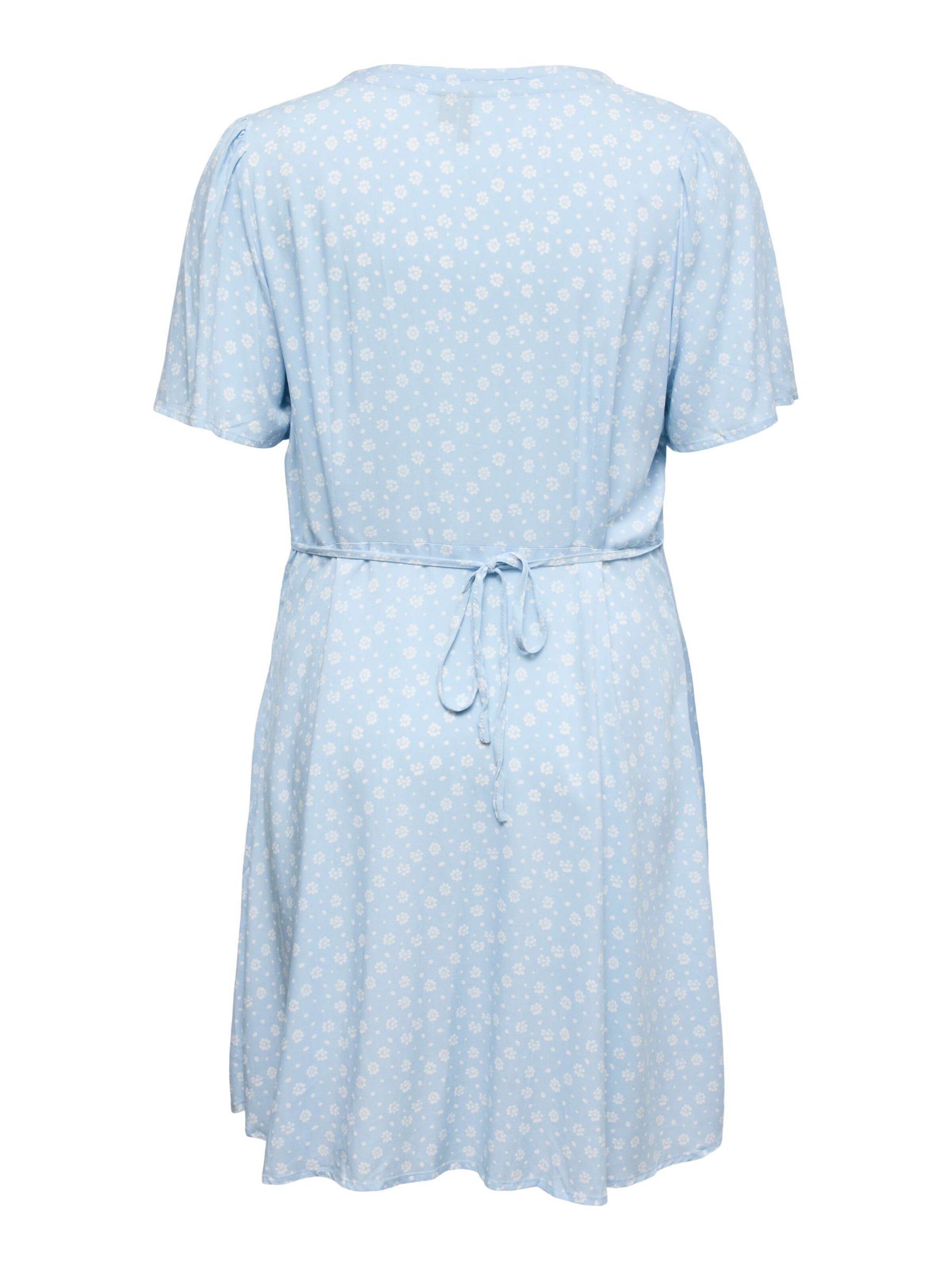 Robe-chemise 'VMCAlba' Vero Moda Curve en bleu