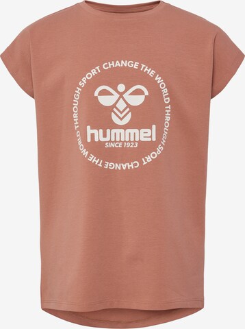 Hummel Shirt in Braun: predná strana