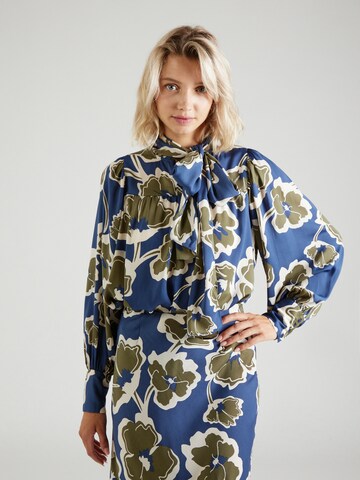 Aware Blouse 'Grayce' in Blue: front
