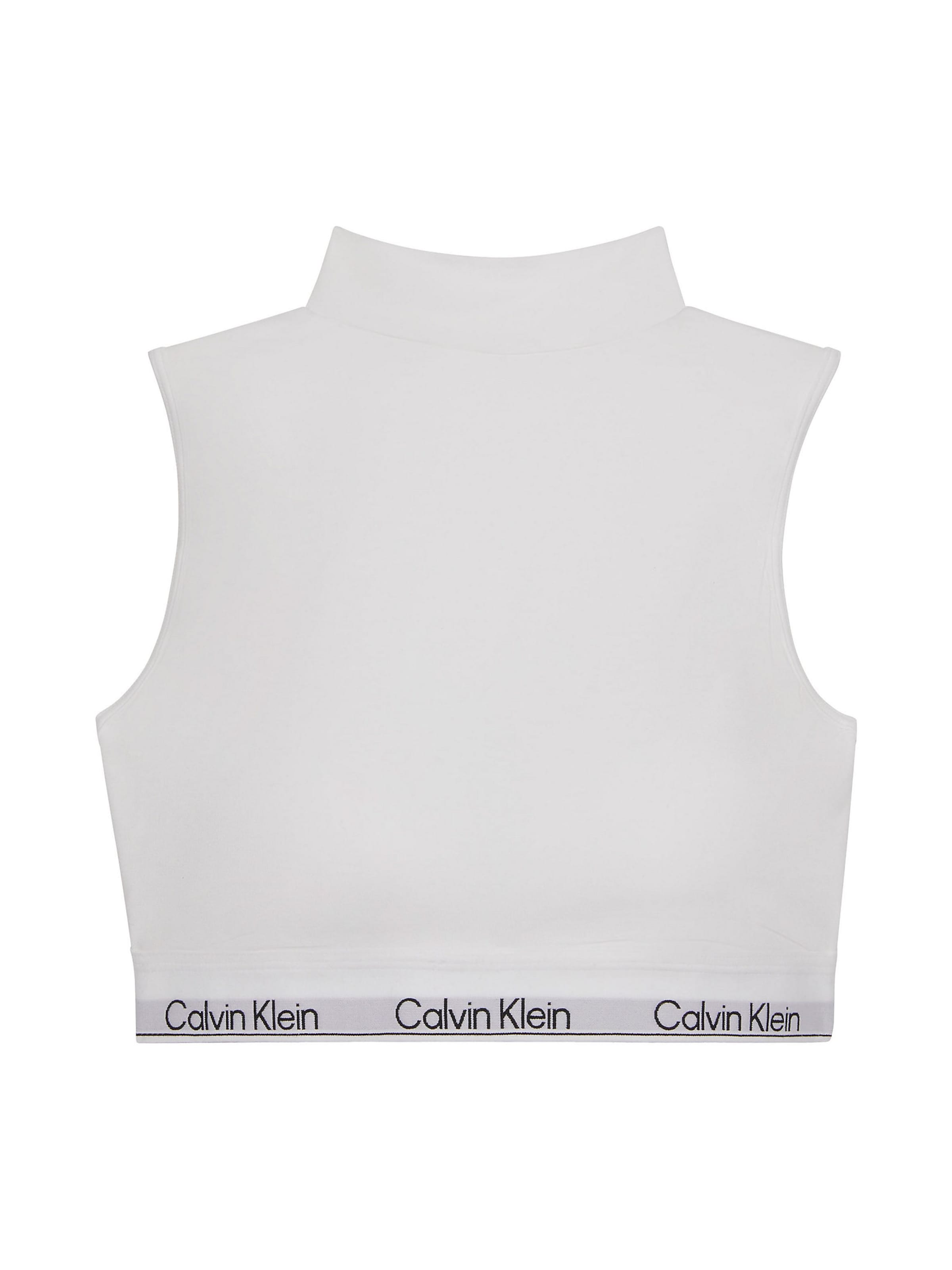 Calvin Klein Bustier BH in Wit: voorkant
