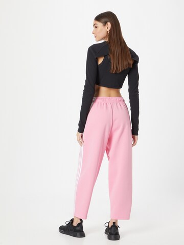 ADIDAS SPORTSWEAR Loose fit Workout Pants 'Future Icons 3-Stripes' in Pink