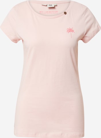 Ragwear T-Shirt 'Florah' in Pink: predná strana