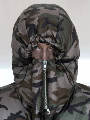 ENRAGE Winterjacke 'PUFFY' in Grün