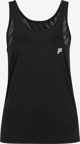 FILA Sports Top 'ROANNE' in Black: front