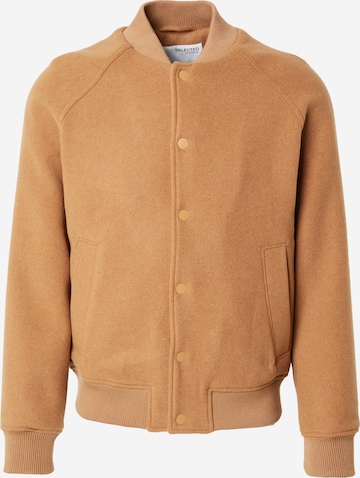 SELECTED Välikausitakki 'SLHRoy' värissä ruskea: etupuoli