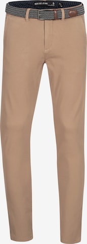 Regular Pantalon chino 'Massy' INDICODE JEANS en beige : devant