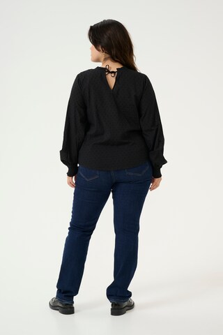 KAFFE CURVE Bluza 'Lynia' | siva barva