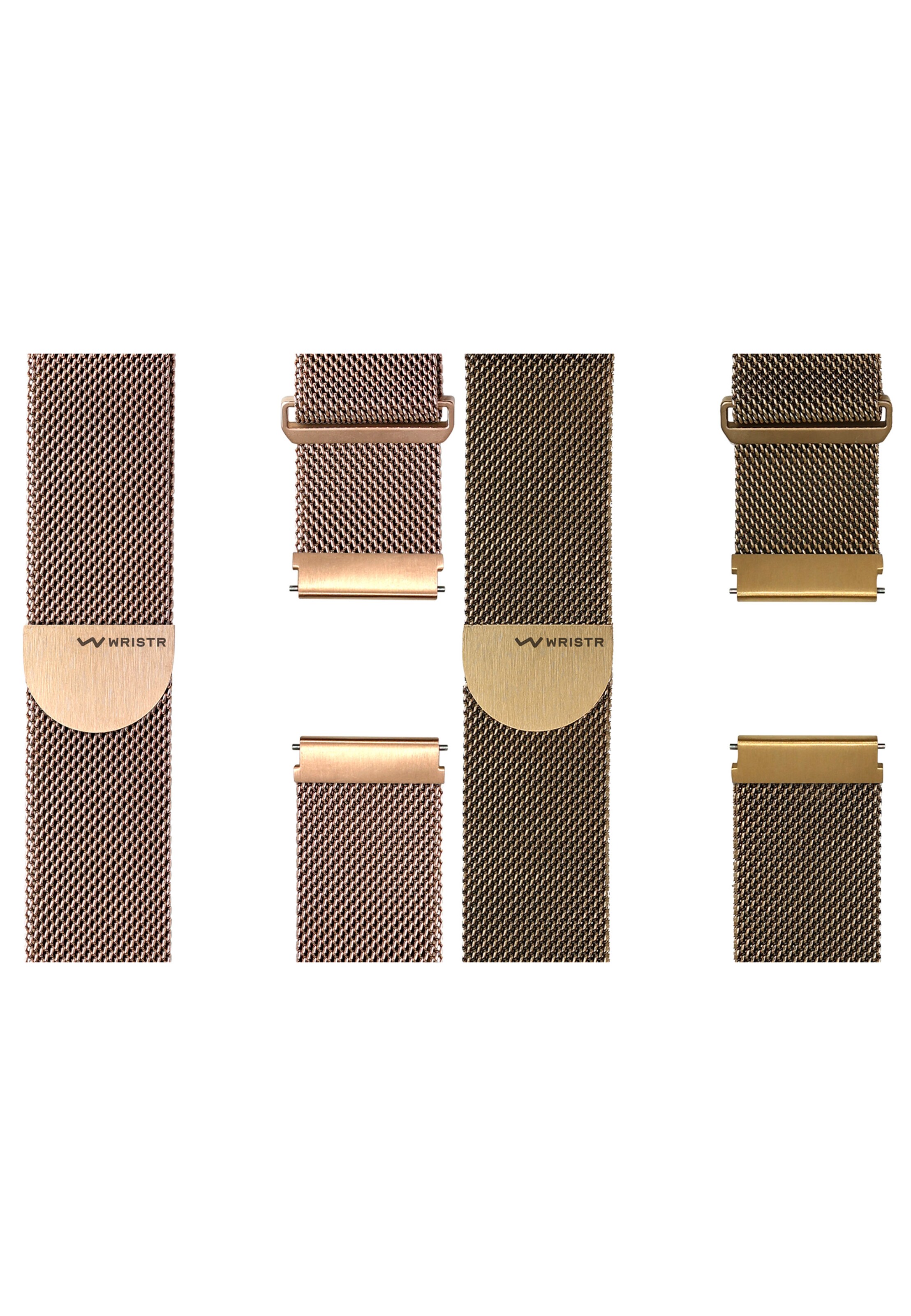 WRISTR Smartwatch-Armband 'Milanese' in One Size in gold, Produktansicht
