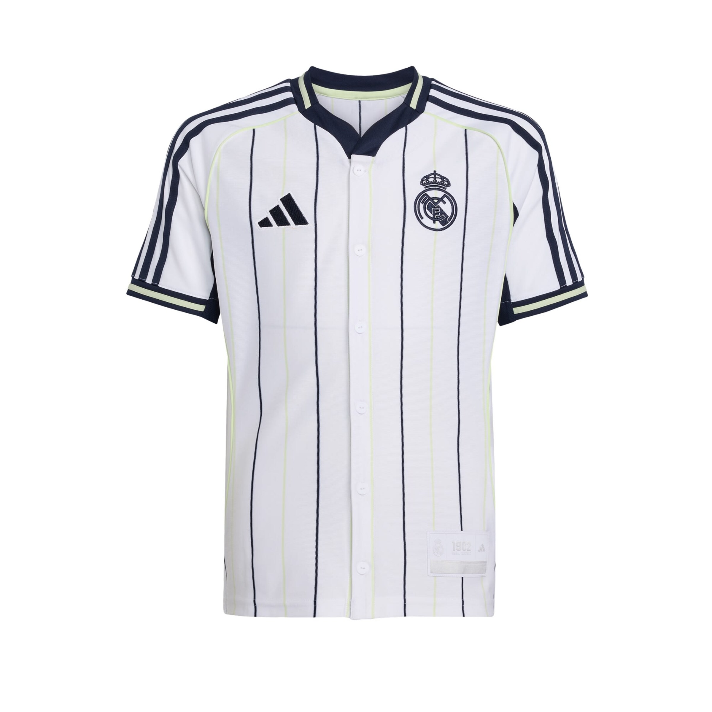 ADIDAS ORIGINALS - Ajuste regular Camisa 'Real Madrid' en blanco: frente