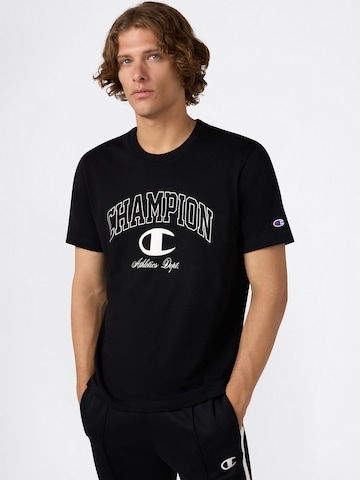 Champion Authentic Athletic Apparel Shirt in Zwart: voorkant