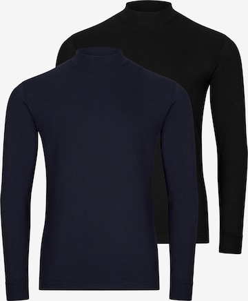 Ragman Shirt 'Basic' in Blue: front