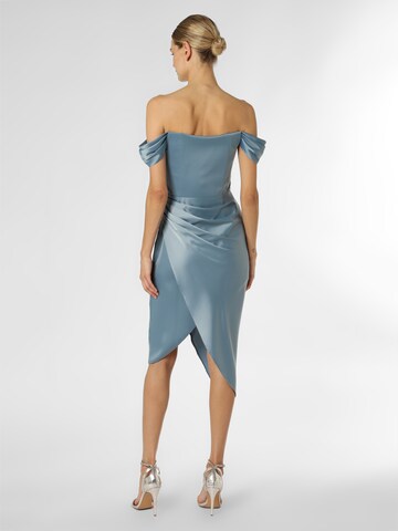 Robe de cocktail Marie Lund en bleu