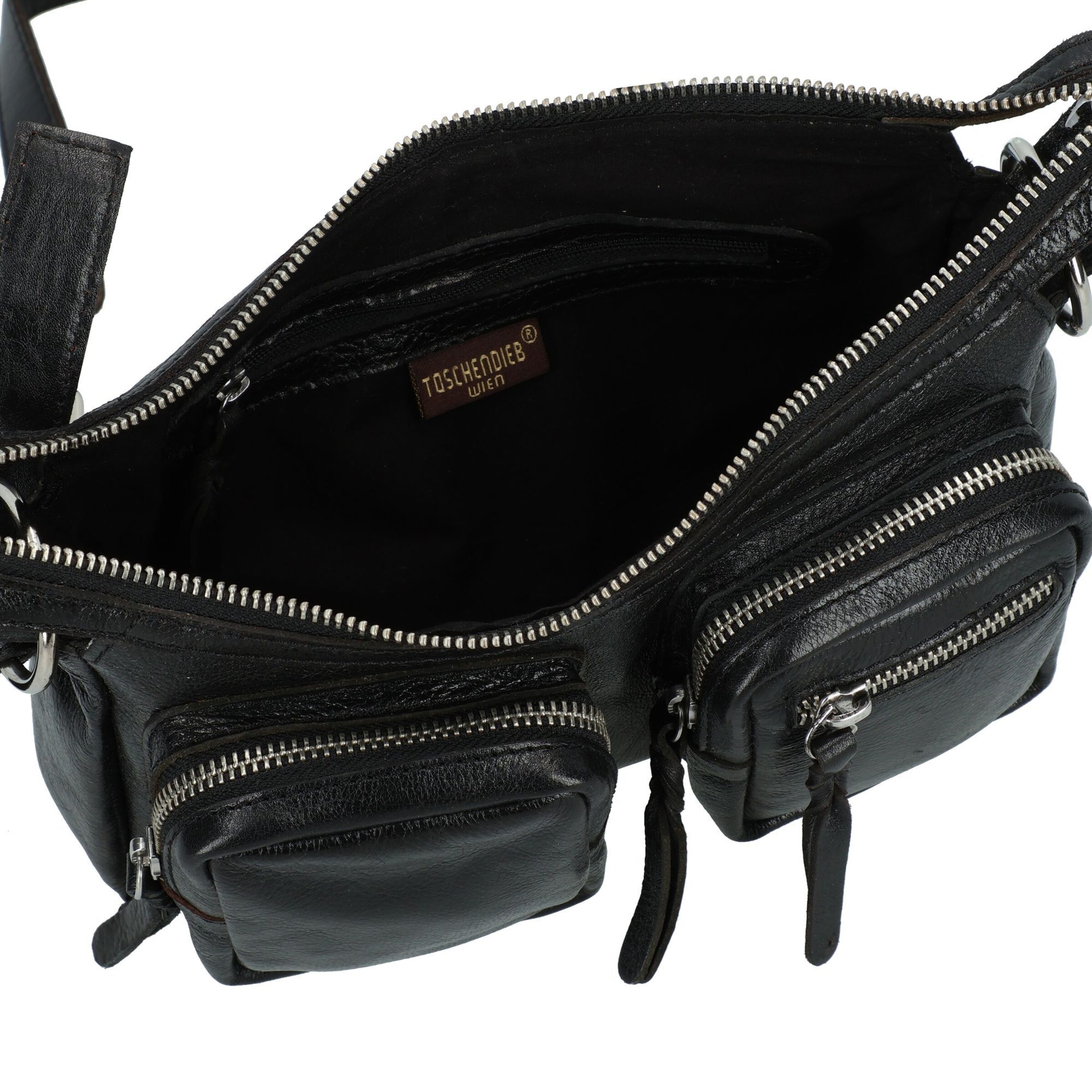 Taschendieb Wien Umhängetasche 'Salvatorgasse' in Schwarz