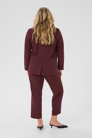 KAFFE CURVE Blazers 'Sakira' in Rood