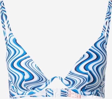 T-shirt Top per bikini 'Var' di Hunkemöller in blu: frontale