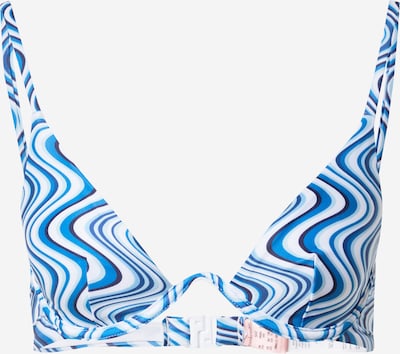 Hunkemöller Bikini top 'Var' in Blue / Navy / Aqua / Off white, Item view